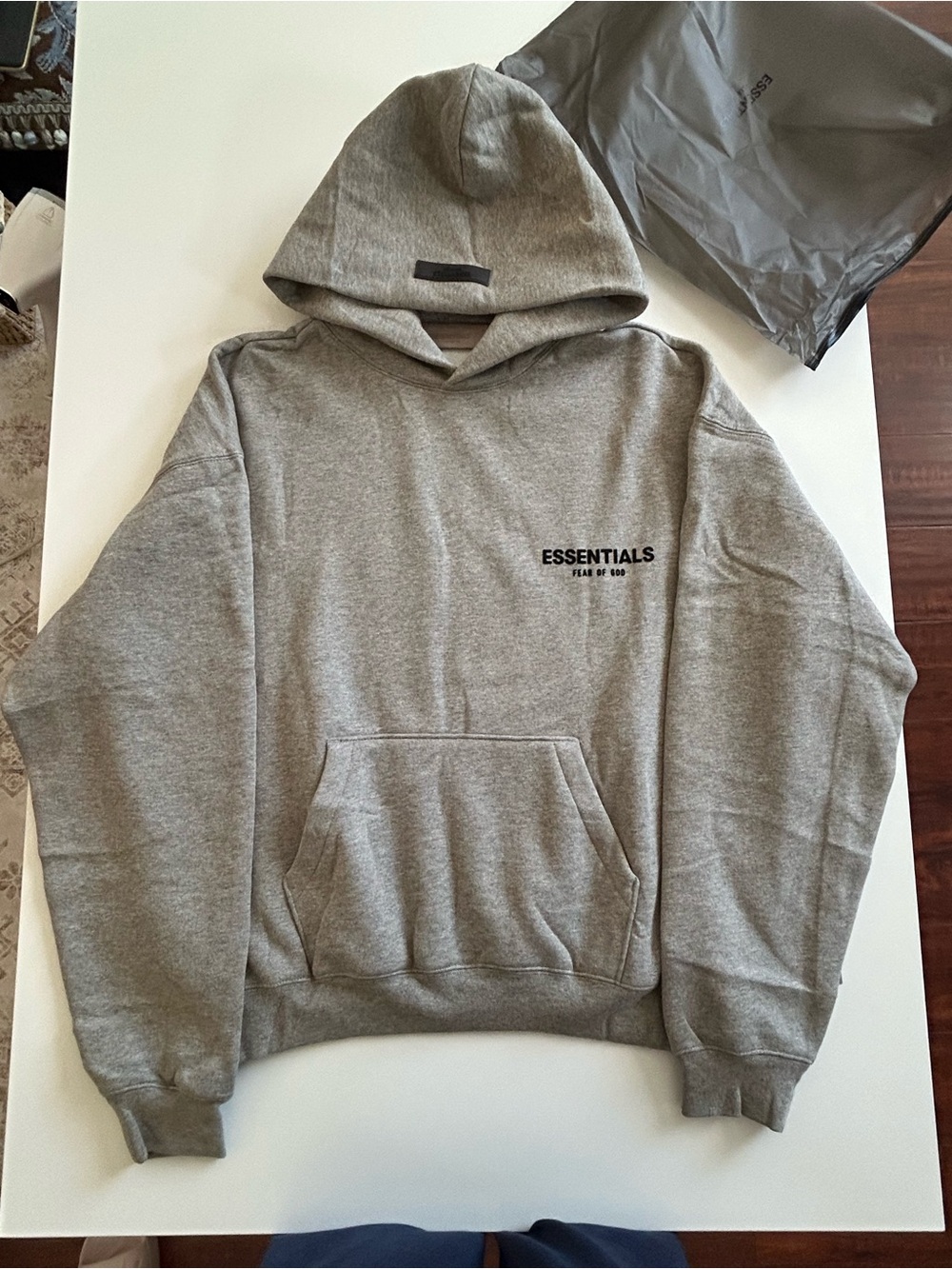 PacSun ESSENTIALS Gray Pullover Hoodie